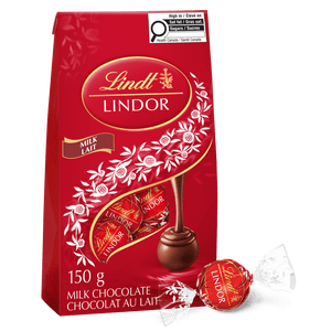 Lindt LINDOR Truffes de chocolat au lait, 150-Gram sac