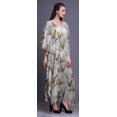 thumbnail image 3 of Bimba Oiseau Femmes Long Plage Caftan Tenue de Plage Bikini Couvre-Maillot Robe Maxi-S-L, 3 of 5