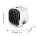 thumbnail image 3 of Hand Fans Lot Space Air Conditioner for Room Heater with Quiet Wall Mount Fan Oscillating Indoor Air Fan with Remote Control New Mini Air Conditioner Humidification USB Fan Portable Desktop, 3 of 4