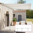 thumbnail image 4 of vidaXL Awning Post Set Outdoor Patio Metal Sun Shade Pole Support Canopy Iron, 4 of 6