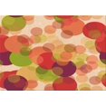 thumbnail image 1 of Ahgly Company Machine Washable Indoor Rectangle Transitional Orange Area Rugs, 5' x 7', 1 of 7
