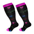 thumbnail image 1 of HLONK Plus Size Compression Socks Plus Size Compression Socks for Women and Men M-edical Extra Wide Calf Compression Nylon Socks, 1 of 7
