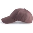 thumbnail image 2 of ORUYROP Men Women Plain Cotton Structured Baseball Cap Adjustable Strapback 6 Panel Hat, 2 of 2