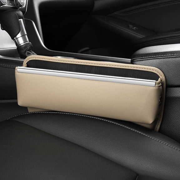 TopLLC Car Organisateur de Remplissage pour Siège Auto, Organisateur Multifonction pour Siège Auto, Boîte de Rangement Latérale pour Console Auto, Organisateur de Siège avant pour Tenir Téléphone, Lunettes de Soleil