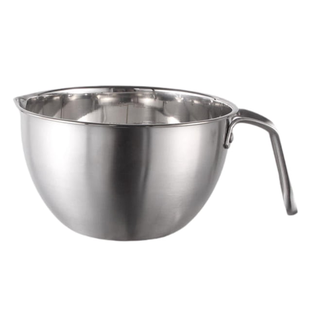 ziyahi Stainless Steel Melting Pot Chocolate Pot Mixing Bowl With Handle Easy Clean For Candy Making Melting Boiler Butte