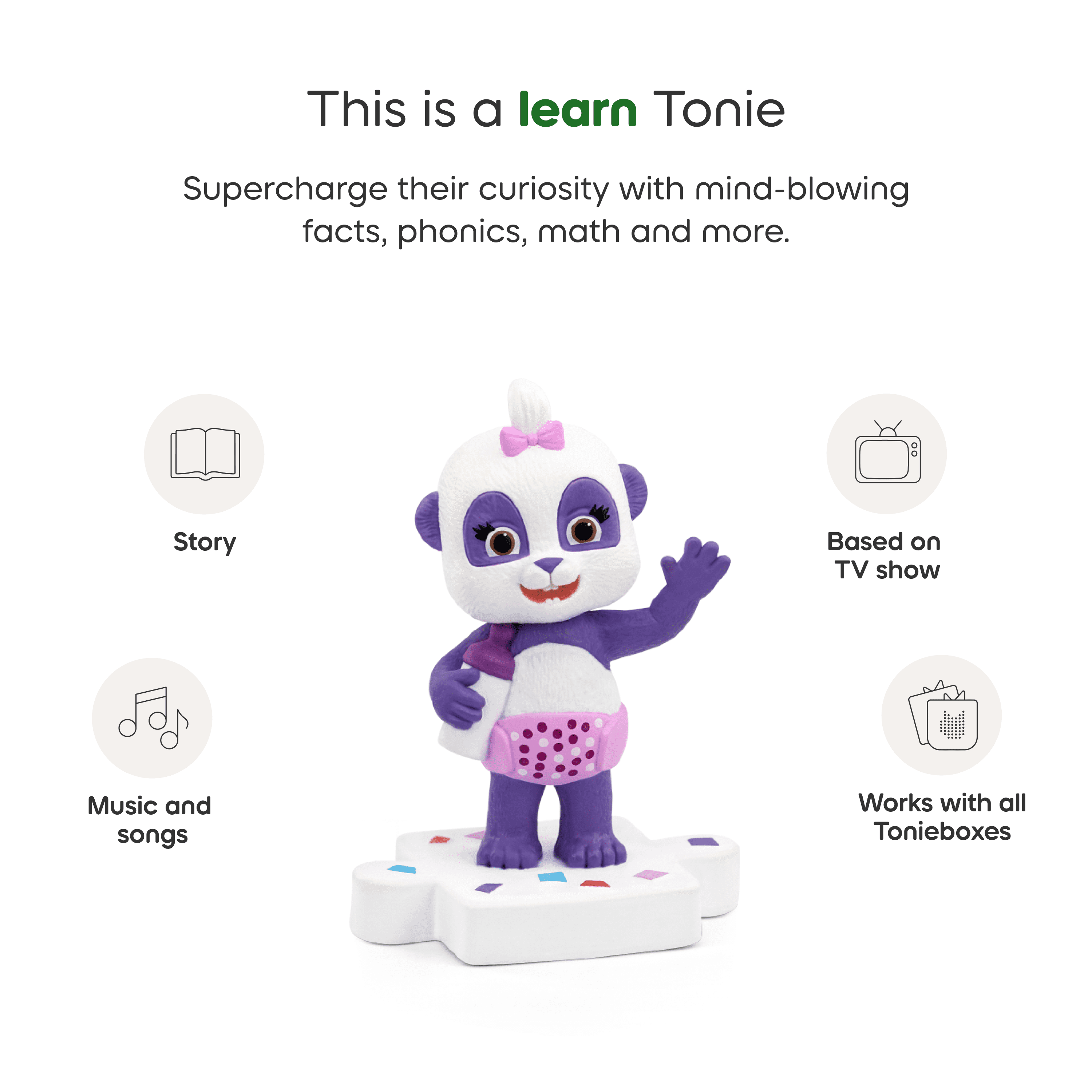 tonies Fête des Mots: Mathématiques! Figurine de jeu audio (En Anglais)