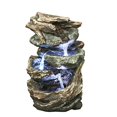 thumbnail image 1 of Water Fountain with LED Light - Glacier Peak Garden Decor Tabletop Fountain - Desk Fountain Water Feature, 1 of 4