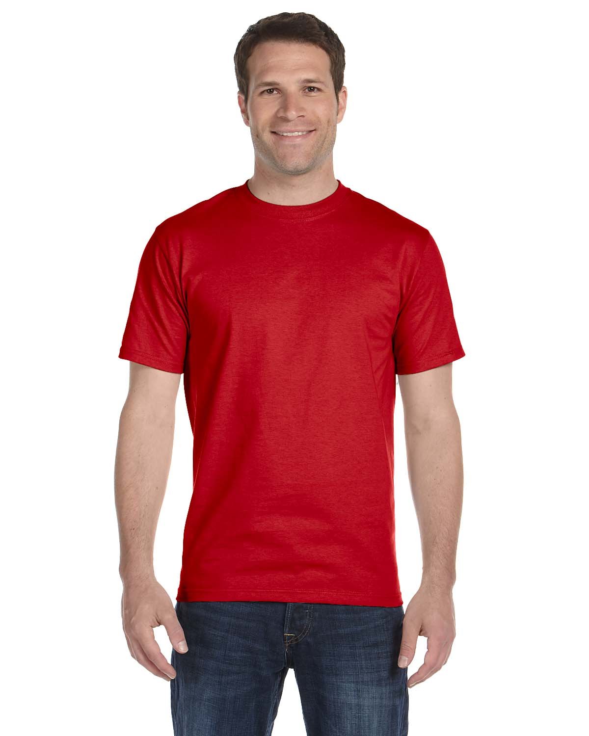 Gildan T-Shirt Adulte DryBlend 56 oz, 50/50 - Rouge - L