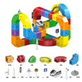 thumbnail image 5 of Electric Train Set Flexible Race Track, 81 PCS Click Rail Track Toy, Gravity-Defying 3D Embedded Layouts & Motorized Car, Click Rail Electric Train Track Set, STEM Learning Gift, 5 of 5