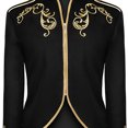 thumbnail image 4 of Qertyioot Hauts pour Hommes Mode Veste Décontractée Extérieur Manches Longues Manteau Chaud, 4 of 5