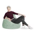 thumbnail image 2 of Gouchee Home Fauteuil Poire en Fausse Fourrure Pelucheuse – Siège Lounge avec Remplissage de Perles en Polystyrène, Adapté aux Adultes et Adolescents, Léger et Portable pour Chambre, Dortoir Ou Salon, 2 of 6