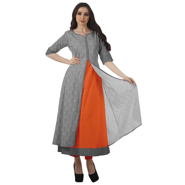 Moomaya Designer Indian Party Wear Kurta Set Ethnic Women Dress Tunic Pant Set-L