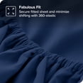 thumbnail image 3 of Bare Home 5-Pack Fitted Sheets - Premium 1800 Collection - Ultra-soft - Deep Pocket - Twin, Dark Blue, 3 of 7