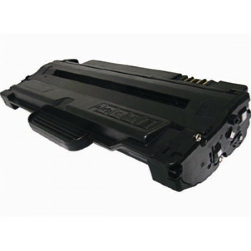 Lot de 1 Cartouche de Toner Compatible MLT-D105L pour Imprimante Samsung, Toner d'Imprimante Rectangulaire Noir avec Connecteurs et Rainures Visibles. Compatible avec Samsung ML-1910, ML-1915, ML-2525 Series, SCX-4600, SCX-4623F Series, SF-650 Series. Rendement : 2500 pages à Couverture de 5 %.