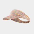 thumbnail image 3 of TISHITA Sun Visor Headband Hat Sweat Absorption Summer Breathable Baseball Caps Colorful Colorful Streak, 3 of 8