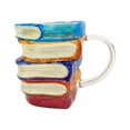 thumbnail image 2 of Danhjin Glass Cup Novelty Painted Book Coffee Mug Unique Book Stacking Coffee Mug Collectible Gift For Literature Lovers Cups, 2 of 8