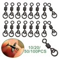 thumbnail image 4 of 50 Pcs Chod Swivel Size 8# Carp Fishing Flexi Ring Swivels, 4 of 5