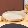 thumbnail image 1 of Fridja 11 inch Large Dinner Plates, Solid Color Antifall Round Plates, Unbreakable Dinner Plastic Vegetable Plates, Snack Plates Dining Table Bones Plates Garbage Plates Salad Plates, 1 of 3