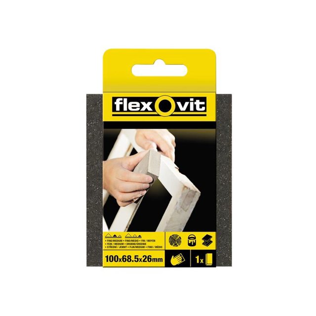 Flexovit - Éponges de Ponçage Standard Fine/moyenne
