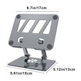 thumbnail image 3 of Chmadoxn Carbon Steel Tablet Stand All Directional Rotation Infinite Angle Adjustment High Load Bearing Capacity Hollow Heat Dissipation Backplate Slip Proof Soft Rubber Tablet stand, 3 of 6