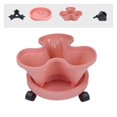thumbnail image 1 of Stackable Vertical Flower Pot Plastic Multi-layer Garden Planter Tower with Movable Casters, 1 of 6