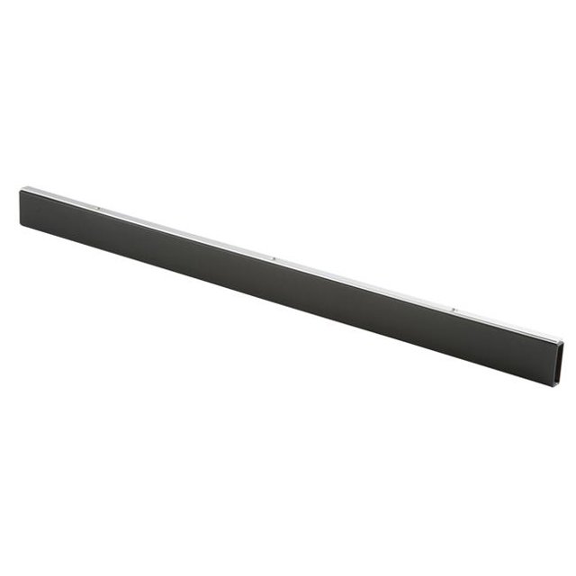 4 ft. x 0.5 x 1.5 in. Rectangular Tubing, Black - Matte
