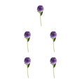 thumbnail image 3 of Baohd 1/2/3/5 10pack/lot Realistic Appearance Artificial Flower For Party Decor And Home Decor Purple 5PCS, 3 of 6
