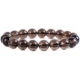 thumbnail image 1 of Natural Smoky Quartz Gemstone 10mm Round Beads Stretch Bracelet 7 Inch Unisex, 1 of 2