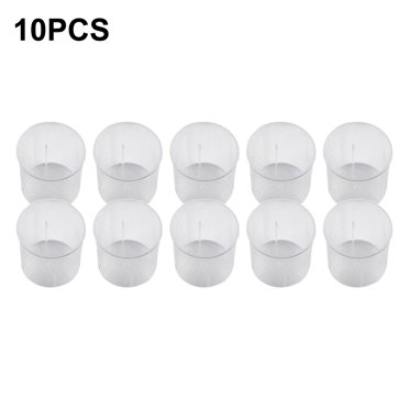 WinWay 10 Pcs Gobelets Doseurs 15 Ml/30 ml Gobelet Doseur en Plastique Transparent à Double Échelle pour Mesurer la Quantité de Liquide et d'Échantillons, 30 ml