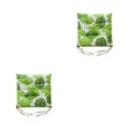thumbnail image 2 of Wweixi Cushion Pad For Square Chair - Soft And Comfortable Wide Range Of Uses Square Chair Cushion Turtle backed Bamboo 2Set, 2 of 6