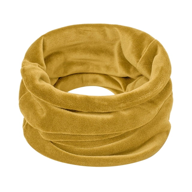 Winter Ski Neck Protector Female Autumn and Winter Gold Velvet Windproof Neck Protector Neck Scarf Thickened Windproof Collar Scarf