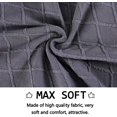 thumbnail image 4 of Stretch Dining Chair Covers, Jacquard Rhombus Dining Chair Slipcover, Removable Washable Furniture Solid Color Chair Protect Cover for Kitchen Hotel Table Banquet (4 Per Set, Gray), 4 of 6
