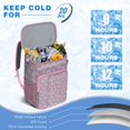 thumbnail image 2 of Butterfly Print Backpack Cooler – Leakproof Insulated Cooler Bag with Colorful Floral and Tropical Design, Waterproof Lunch Backpack for Travel & Picnics, 2 of 5