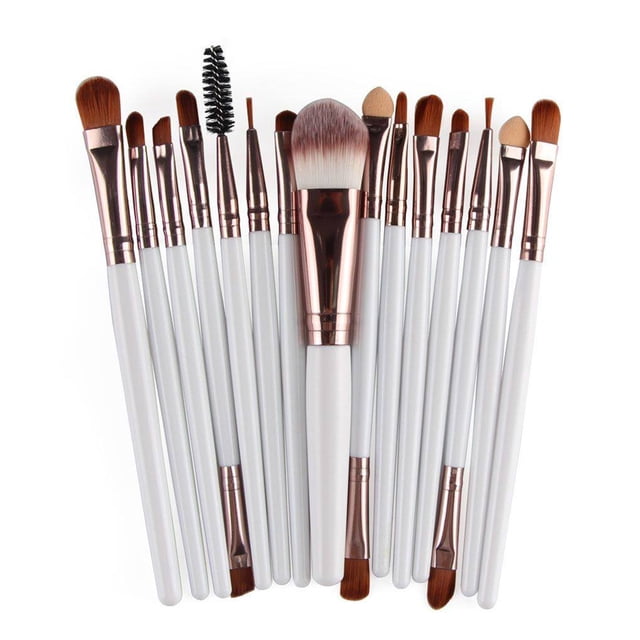 facefd 15pcs/set Eye Shadow Cosmetic Makeup Brushes Set Lip Eyebrow Brush Kits