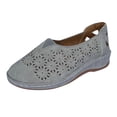 thumbnail image 2 of Babysbule Chaussures Décontractées pour Femmes Été Mode Chaussures pour Femmes à Enfiler à Bout Ouvert Plates Ajourées Respirantes Chaussures Simples, 2 of 3