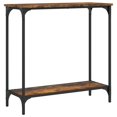 thumbnail image 4 of vidaXL Table Console Chêne Fumé 75x30,5x75 cm Bois Manufacturé, 4 of 5