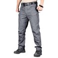 thumbnail image 1 of Wangscanis Men Cargo Pants, Zipper Button Closure Solid/Snakeskin Print Casual Pants Trousers with Pockets, 1 of 2