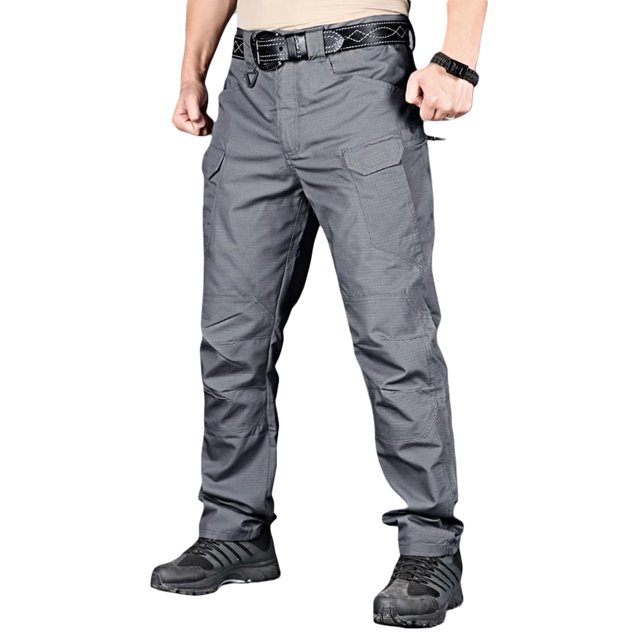 Wangscanis Men Cargo Pants, Zipper Button Closure Solid/Snakeskin Print Casual Pants Trousers with Pockets