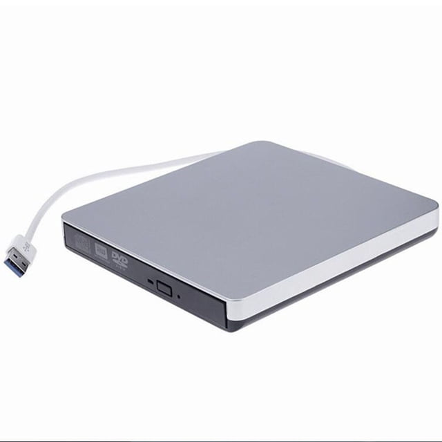 jesticaly External USB 3 .0 DVD Burner USB DVD -RW CD -RW ROM DVD CD Player Drive Writer Rewriter Burner Portable For Windows Laptop Computer 1Set NO1