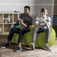 thumbnail image 4 of Jaxx Sofa Saxx Fauteuil Poire, 4 Pieds, Microsuède Lime, 4 of 6