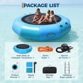 thumbnail image 4 of Inflatable Water Trampoline for Adults – PVC Floating Platform with Double Elastic Rope, Electric Pump, and Rope Ladder – Ideal for Lake, Pool & Calm Sea – Portable Recreational Bouncer, 4 of 7
