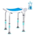 thumbnail image 1 of VEVOR Chaise de Douche Tabouret de Bain Siège Rembourré Hauteur Réglable Baignoire Douche 350 Lb, 1 of 9