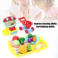 thumbnail image 4 of Toy Cash Register Set, Interactive Kids Cash Register Toy, Plastic Simulation Boys And Girls For Kids Over 3 Years Old 22Pcs Cash Register Toy, 4 of 8