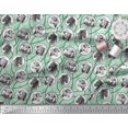thumbnail image 3 of Soimoi Poly Georgette Fabric Rocket,Planet & Astronaut Animal Print Fabric by Yard 42 Inch Wide, 3 of 3