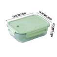 thumbnail image 2 of Jubipavy Lunch Box Lunchbox Bento Bento Boxes Glass Bento Box Can Be Microwave Oven Students Heated Lunch Box Office Fresh-keeping Box, 2 of 5