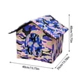 thumbnail image 2 of Portable Outdoor Cat Bed with Removable Cushion for Small and Travel Use, 2 of 3