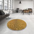thumbnail image 4 of Ahgly Tapis d'Intérieur Lavable en Machine Carré Transitionnel Bisque Foncé Marron, 7 Pieds Carré, 4 of 7