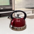 thumbnail image 4 of GROWTH TANK Stove Top Whistling Kettle Anti Scald Handle Tea Pot for Kitchen Gas Stoves Red, 4 of 8