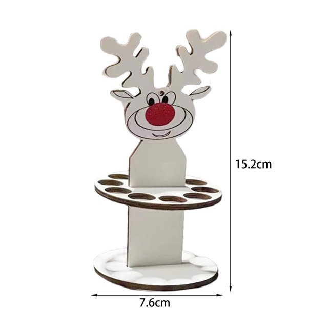 Christmas Money Holder Decorative with 10 Holes Practical Christmas Cash Holding Rack Unique Office Tabletop Decor
