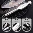 thumbnail image 3 of Stainless Steel Fish Scale Scraper Tool Multi-Function Remover Cleaning Kitchen Accessory, 3 of 5